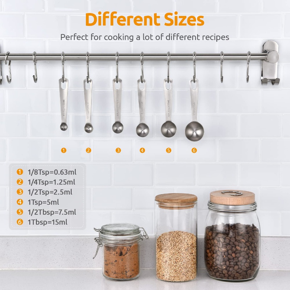 6 pz/set Cucchiaio dosatore in - Home Cooking Cookbook recensione e prezzo