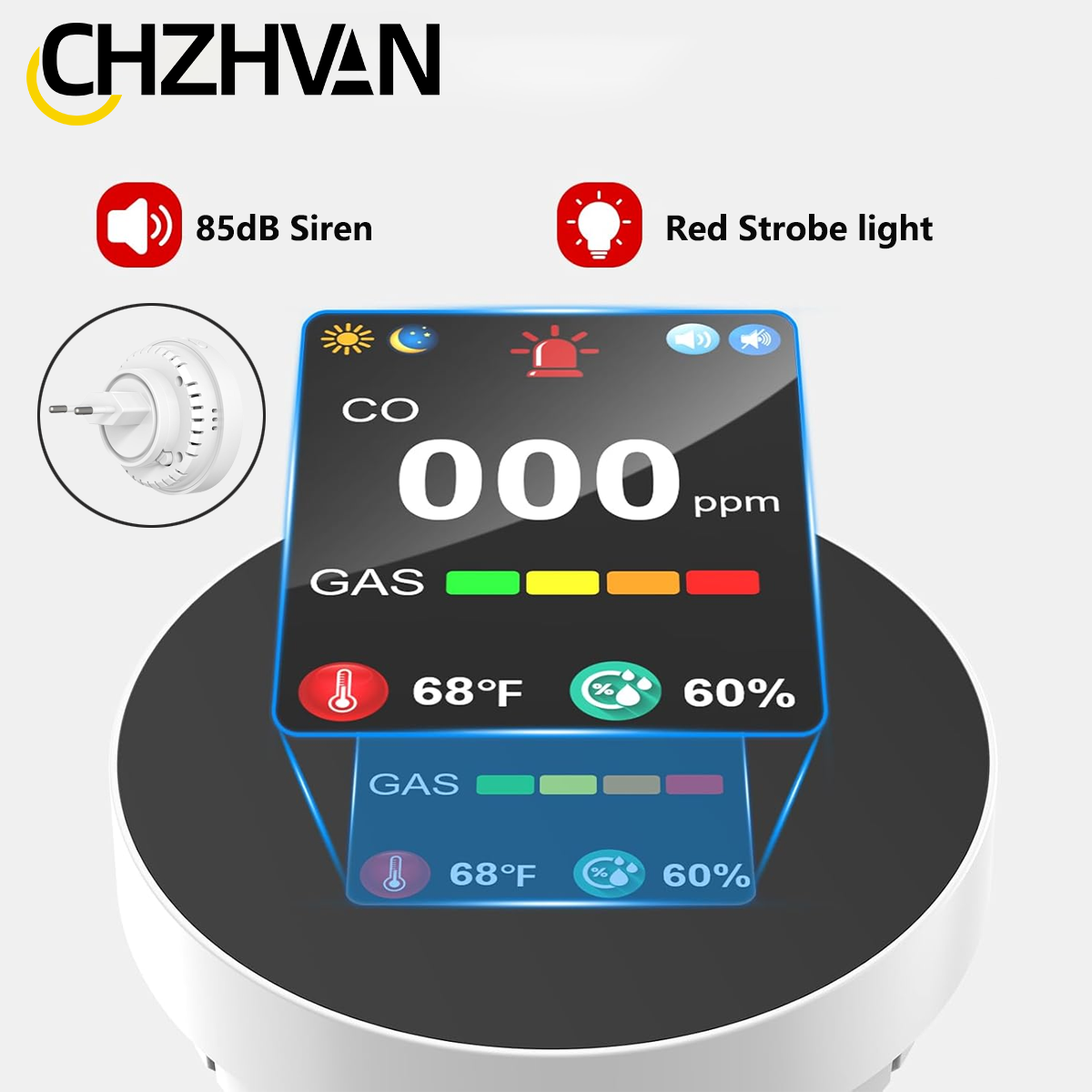 CHZHVAN Rilevatore di monossid - Home Cooking Gas recensione e prezzo